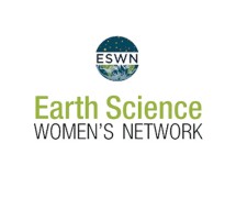 地球科学女性网络标志在白色背景